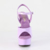 Pleaser DELIGHT-609 Lavender High Heeled Women Sandals