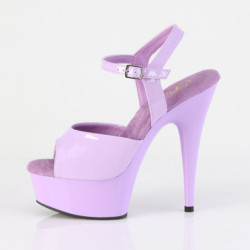 Pleaser DELIGHT-609 Lavender High Heeled Women Sandals