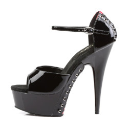 Pleaser DELIGHT-660FH D'Orsay Corset High Heel Platform