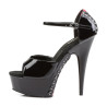 Pleaser DELIGHT-660FH D'Orsay Corset High Heel Platform
