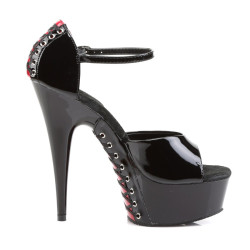 Pleaser DELIGHT-660FH D'Orsay Corset High Heel Platform