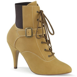 Pleaser Pink Label DREAM-1022 Tan Fuax Leather Sale