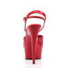 Pleaser DELIGHT-609 Red Platform High Heels Shoes Women