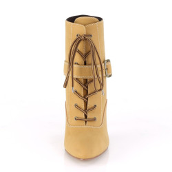 Pleaser Pink Label DREAM-1022 Tan Fuax Leather Sale