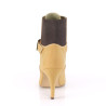 Pleaser Pink Label DREAM-1022 Tan Fuax Leather Sale