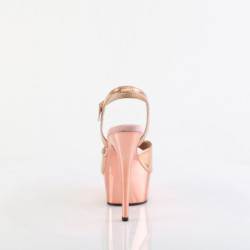 Pleaser DELIGHT-609 Rose Gold Metallic Chrome Sale Women