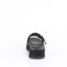 Demonia EMILY-07 Black Vegan Platform Women Mules