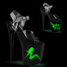 Pleaser FLAMINGO-808NLTG Transparent Black Sale Women