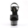 Pleaser DELIGHT-609-5G Black Glitter Sale Women