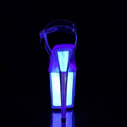 Pleaser FLAMINGO-808UVG Neon Opal Exotic Pole High Heels