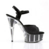 Pleaser DELIGHT-609-5G Black Glitter Sale Women