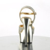 Pleaser DELIGHT-609G Gold Glitter Platform High Heels