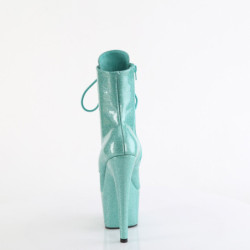 Pleaser ADORE-1020GP Blue Glitter Patent Sale Women Boots
