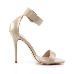 Pleaser AMUSE-10 Cream Patent Sale Women