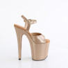 Pleaser FLAMINGO-809GP Gold Glitter Pole Dance Shoes