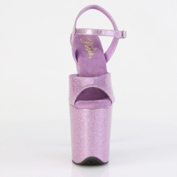 Pleaser FLAMINGO-809GP Lila Glitter Pole Dance Shoes