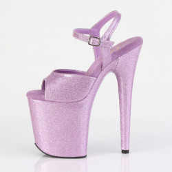 Pleaser FLAMINGO-809GP Lila Glitter Pole Dance Shoes