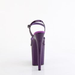 Pleaser FLAMINGO-809GP Purple Glitter Pole Dance Shoes