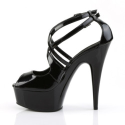 Pleaser DELIGHT-612 Black Sale Women Shoes