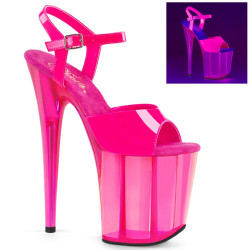 Pleaser FLAMINGO-809UVT Pink Exotic Pole Dance High Heels