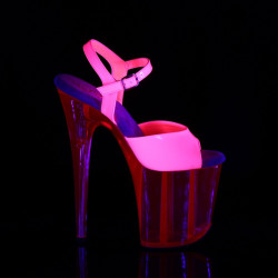 Pleaser FLAMINGO-809UVT Pink Exotic Pole Dance High Heels