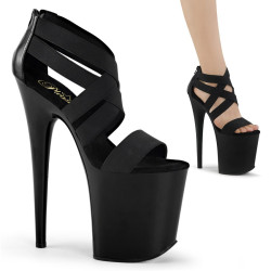 Pleaser FLAMINGO-869 Black Exotic Pole Dance High Heels