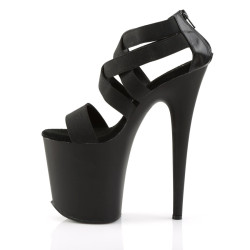 Pleaser FLAMINGO-869 Black Exotic Pole Dance High Heels