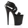 Pleaser FLAMINGO-869 Black Exotic Pole Dance High Heels