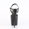 Pleaser JUBILANT-09 Black Stiletto Heeled Platform Sandals