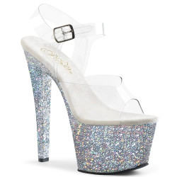 Pleaser SKY-308LG Glitter High Heeled Pole Dance Shoes