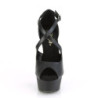 Pleaser DELIGHT-621 Black Vegan Leather Sale Women