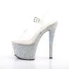 Pleaser SKY-308LG Glitter High Heeled Pole Dance Shoes