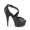Pleaser DELIGHT-621 Black Vegan Leather Sale Women