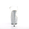 Pleaser SKY-308LG Glitter High Heeled Pole Dance Shoes