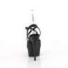 Pleaser DELIGHT-624-1 Black Vegan Leather Sale Women