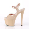 Pleaser SKY-309TT Nude Platform High Heels Disco Shoes