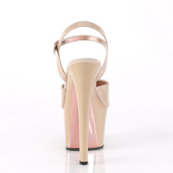 Pleaser SKY-309TT Nude Platform High Heels Disco Shoes