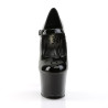 Pleaser SKY-387 Black Platform High Heeled Pumps Women