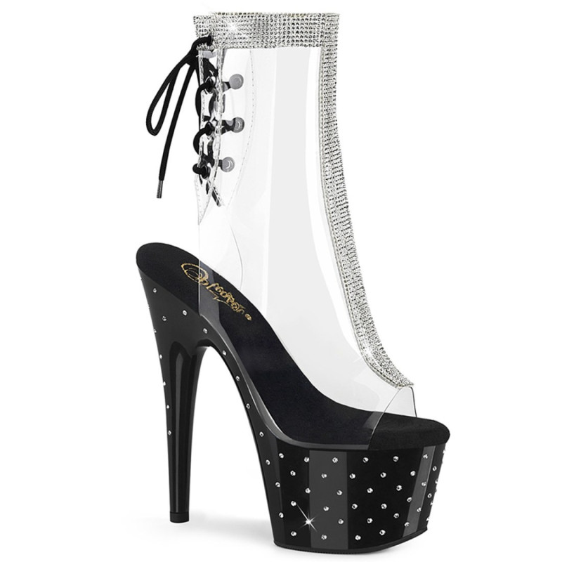 Pleaser STARDUST-1018C-2RS Transparent Black Sale Women Pleaser STARDUST-1018C-2RS Transparent Black Sale Women
