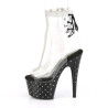 Pleaser STARDUST-1018C-2RS Transparent Black Sale Women