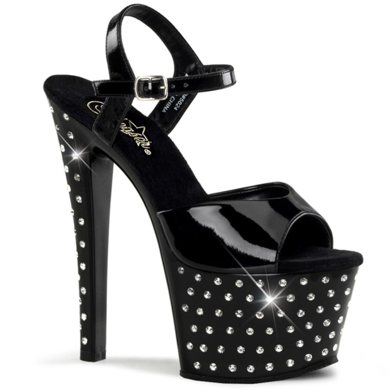 Pleaser STARDUST-709 Patent High Heeled Disco Shoes Pleaser STARDUST-709 Patent High Heeled Disco Shoes