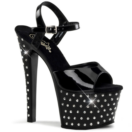 Pleaser STARDUST-709 Patent High Heeled Disco Shoes