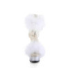Pleaser DELIGHT-624F Transparent White Fur Sale Women