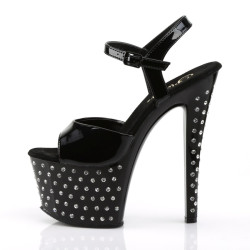 Pleaser STARDUST-709 Patent High Heeled Disco Shoes