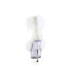 Pleaser DELIGHT-624F Transparent White Fur Sale Women