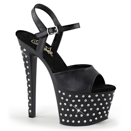 Pleaser STARDUST-709 Vegan High Heeled Disco Shoes