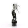 Pleaser DELIGHT-624RS Transparent Black Sale Heeled Women