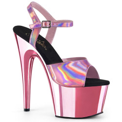 Pleaser ADORE-709HGCH Rose Hologram Platform High Heels