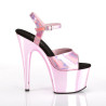 Pleaser ADORE-709HGCH Rose Hologram Platform High Heels