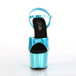 Pleaser ADORE-709HGCH Turquoise Platform High Heels